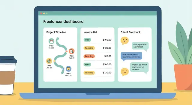 Hoe je een webapp bouwt voor freelanceprojecten, facturen en feedback