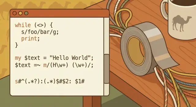 Larry Wall, Perl en de duct-tape-mentaliteit voor tekstverwerking