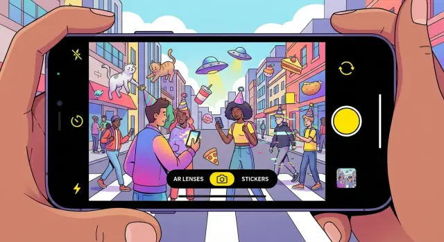 Cómo Snap usa una UX centrada en la cámara, la RA y la cultura juvenil para destacar