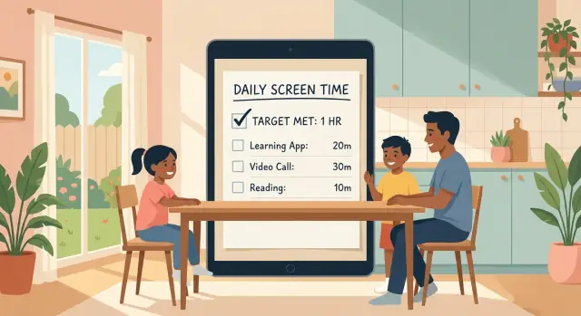 Screen Time Limit Tracker for Families That Stays Simple