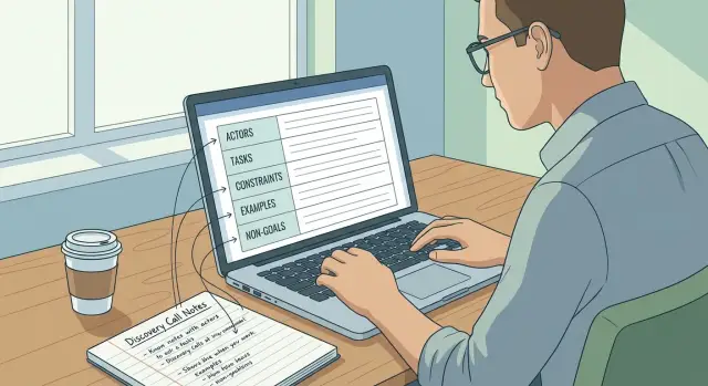 Vom Discovery‑Call zu build‑fertigen Prompts, die Teams nutzen können