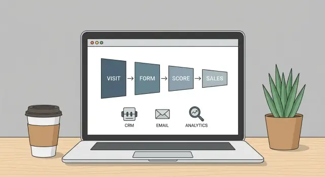 Maak een B2B leadkwalificatie-funnelwebsite die converteert