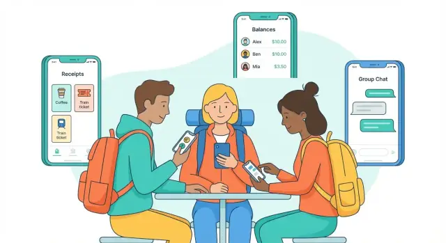 Hoe je een mobiele app bouwt om reisuitgaven te splitsen