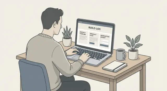 Açık Yapım Günlükleri İçin Kurucu Sitesi Oluşturma (Adım Adım)