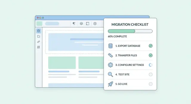 단계별 마이그레이션 가이드용 웹사이트 만드는 방법