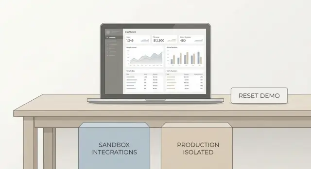 Configuration d'un environnement de démo qui reste stable lors des démonstrations en direct
