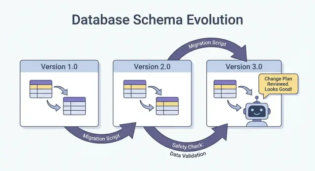 AI-निर्मित प्रणालियों में स्कीमा परिवर्तन और माइग्रेशन: एक मार्गदर्शिका