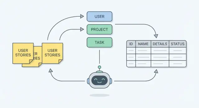 Kullanıcı Hikayelerinden Veritabanı Şemasına: Yapay Zeka Destekli Bir Yöntem
