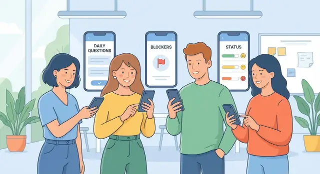 Küçük Ekip Standupları için Mobil Uygulama Nasıl Yapılır