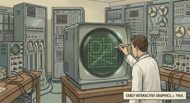 Sketchpad van Ivan Sutherland: de geboorte van interactieve grafische weergave