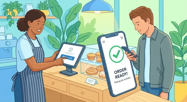 Уведомления о готовности заказа к выдаче: простая настройка и шаблоны