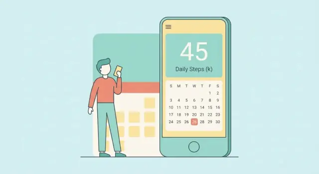 Cómo crear una app móvil que registre una métrica por día
