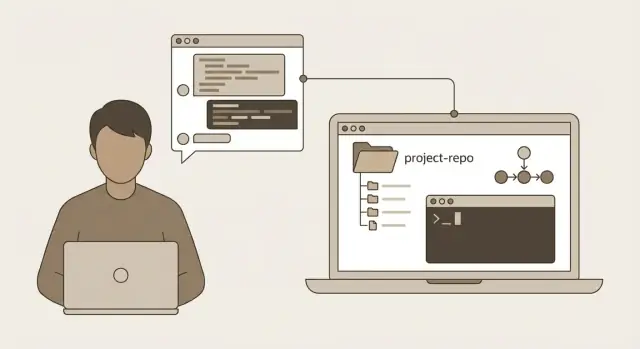 Exporteer broncode van een vibe-coding-platform op een nette manier