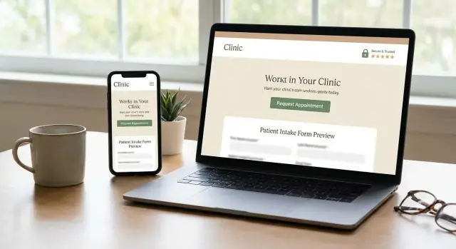 Kliniekwebsites die vertrouwen wekken en afspraken binnenhalen