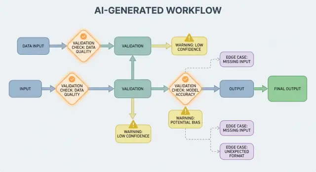 AI生成システムにおけるバリデーション、エラー、エッジケース