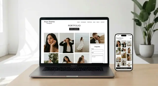 Situs Fotografer: Galeri Cepat yang Menghasilkan Inquiry Pemesanan