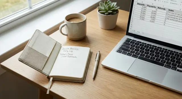 Трекер депозитов и возвратов для малого бизнеса: простая система