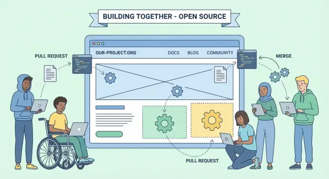 Build an Open-Source Project Website with Community Input