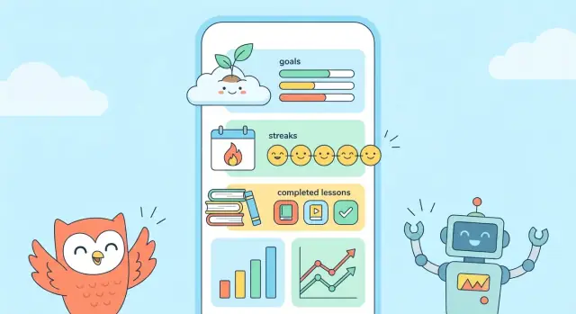 Hoe je een mobiele app maakt om leervoortgang bij te houden