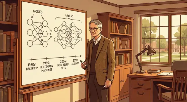 Geoffrey Hinton’s doorbraken in neurale netwerken uitgelegd