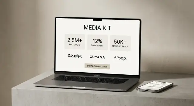 Hoe je een influencer-website bouwt met een sterke media kit