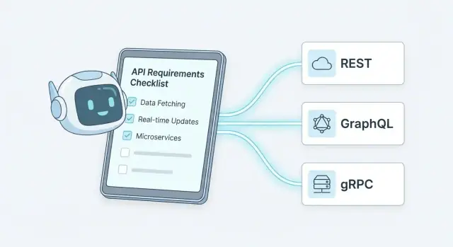 Yapay Zekâ Araçları API'leri Nasıl Tasarlar: REST, GraphQL veya gRPC Seçimi