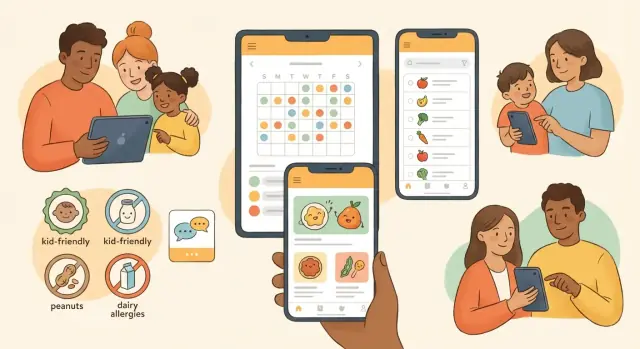 Cara Membangun Aplikasi Perencanaan Makan Mobile untuk Beberapa Keluarga