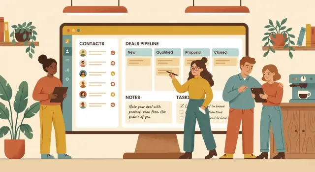 Hoe je een eenvoudig CRM bouwt voor een klein bedrijf of startup