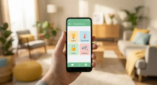 스마트홈 제어 및 모니터링 모바일 앱 구축 방법