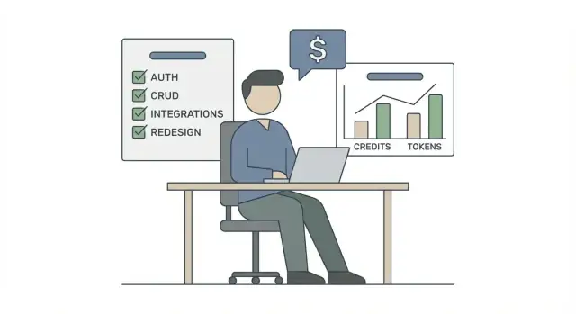 AI-bouwkosten per functie: een eenvoudige budgetmethode