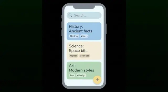 Comment créer une application mobile pour des extraits de connaissance personnels