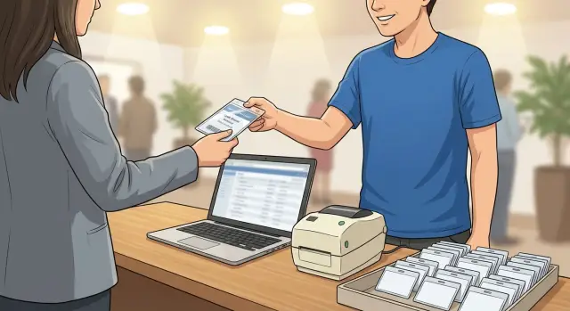 Список печати бейджей и бейдж‑тегов для быстрой регистрации на мероприятии