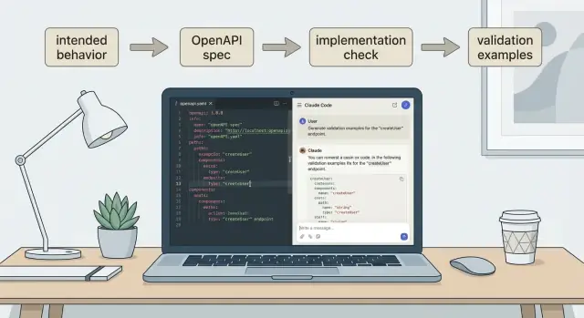 Genereer OpenAPI uit gedrag met Claude Code, eerlijk