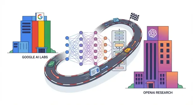 Hoe Google GPT mogelijk maakte maar OpenAI de AI‑race liet winnen