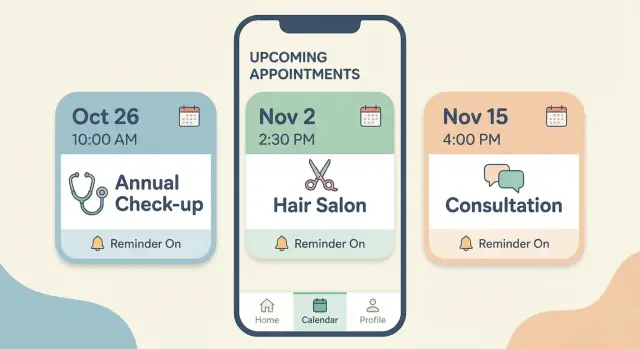 Как создать мобильное приложение для напоминаний о записях