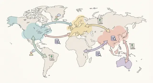 Multi-regio hosting voor gegevensresidentie: regio's, latentie en documentatie