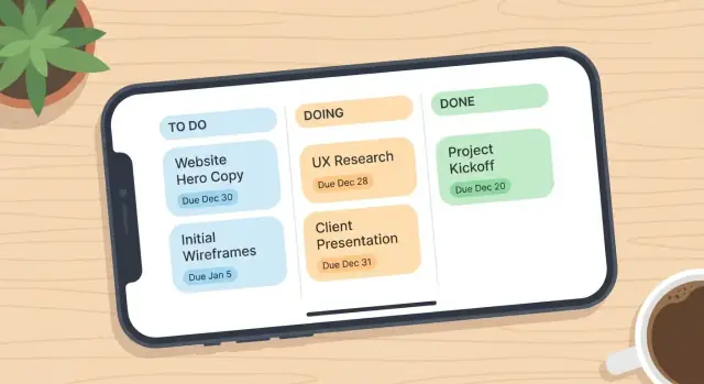Hoe je een lichtgewicht mobiele app voor projecttracking bouwt