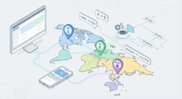 Costruire app multilingue e multi-regione con l'AI: una guida