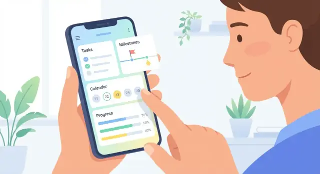 Come creare un'app mobile per gestire progetti personali