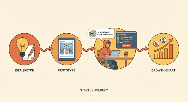 Vibe coding in de levenscyclus van een startup: van idee tot tractie