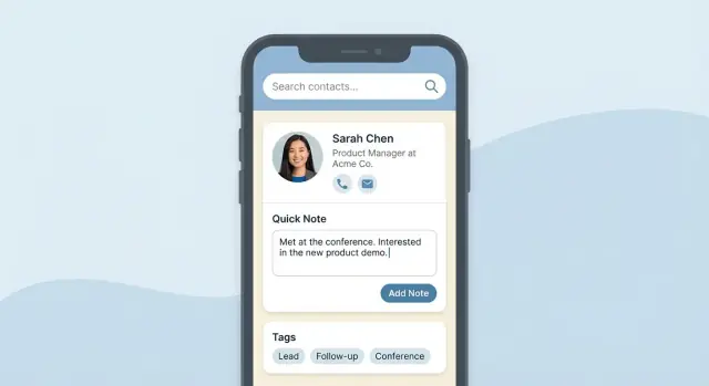 Como criar um app móvel para notas CRM leves