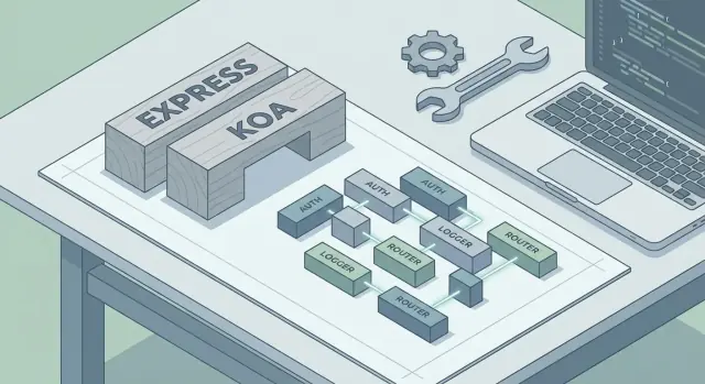 Express وKoa لتي جي هولوايچوك: خوادم Node مبسطة