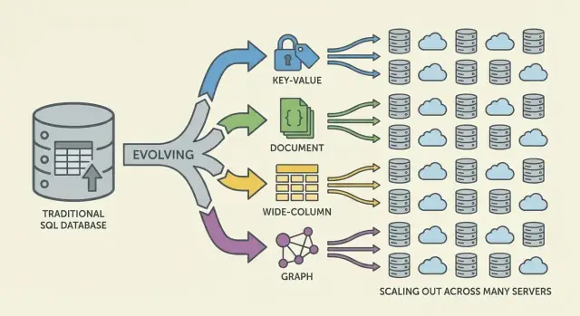 Hoe NoSQL-databases ontstonden om schaalbaarheid en flexibiliteit aan te pakken