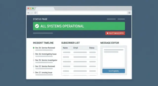 Jak zbudować aplikację web do komunikacji przy awariach serwisów