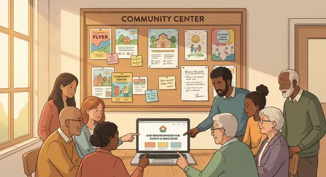 Hoe je een website bouwt voor buurtgroepen die werkt