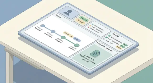 Hoe je een webapp bouwt voor incidentregistratie en postmortems