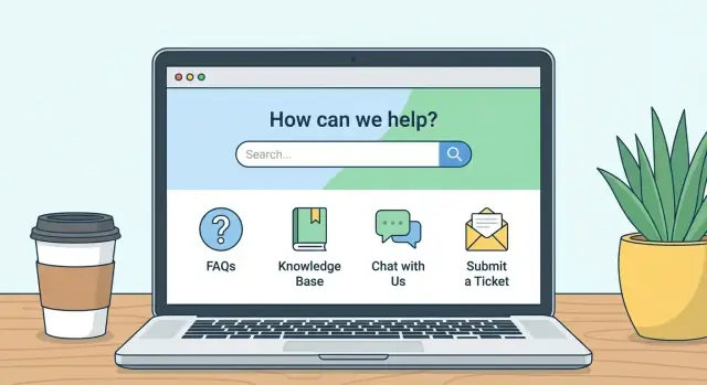 Hoe je een klant‑zelfservicehub‑website maakt (stap‑voor‑stap)