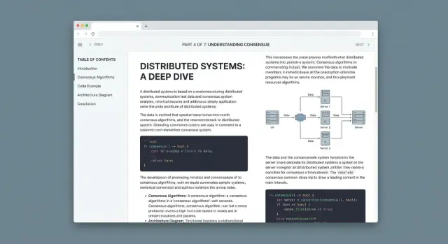 Building a Website for a Long-Form Technical Explainer Series