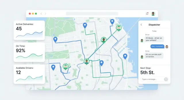 Hoe een webapp voor logistieke tracking bouwen: chauffeurs en routes