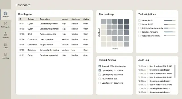 Hoe je een webapp bouwt voor het bijhouden van operationele risico's